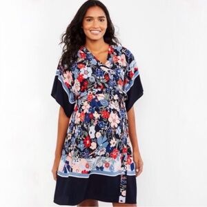 Motherhood Maternity Dress floral wrap dress kimono